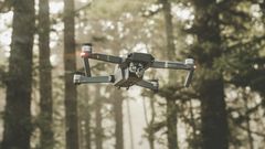 UAV in a forest