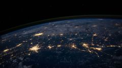 night lights in the Gulf of Mexico