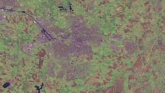 Satellite image of Enschede