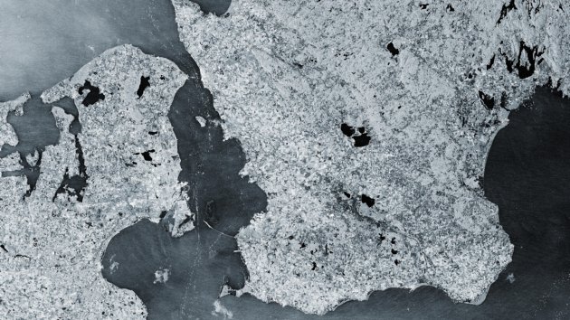 Satellite image of the Øresund Strait