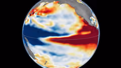 Satelllite image of El Nino