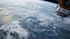 An image of the Earth taken from the International Space Station