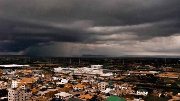 A neighbourhood in Accra, Ghana