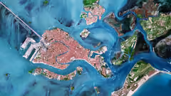 Satellite image of Venice