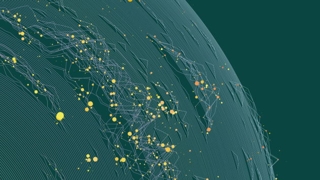 A green globe