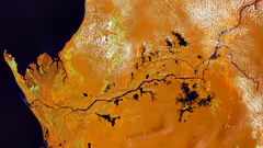 Satellite image of Gabon