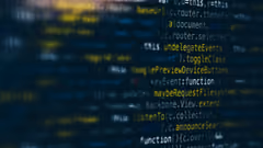 code on a screen