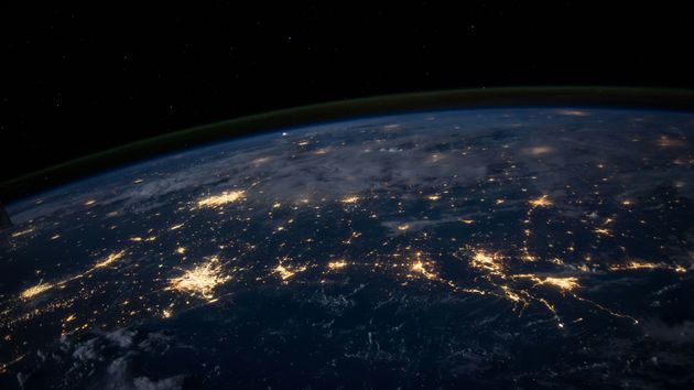 night lights in the Gulf of Mexico