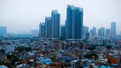 A view of a city skyline