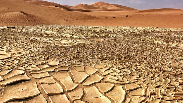 Dry soil