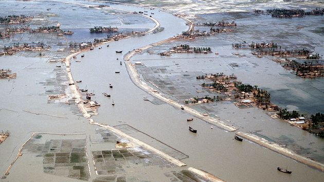 Bangladesh after flooding