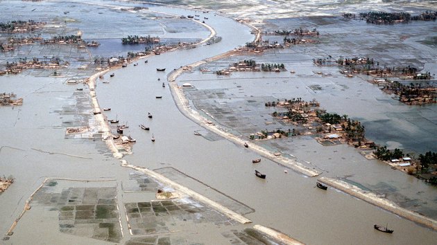 Bangladesh after flooding