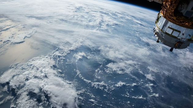 the Earth viewed from the ISS