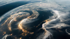 a view of the Earth from space