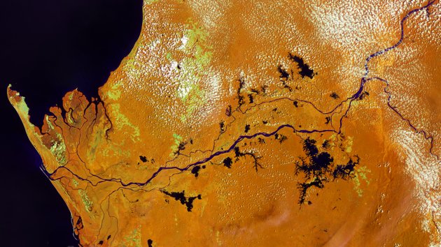 Satellite image of Gabon