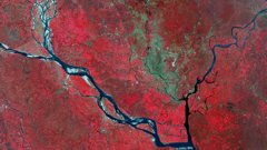 Satellite image of Dhaka, Bangladesh