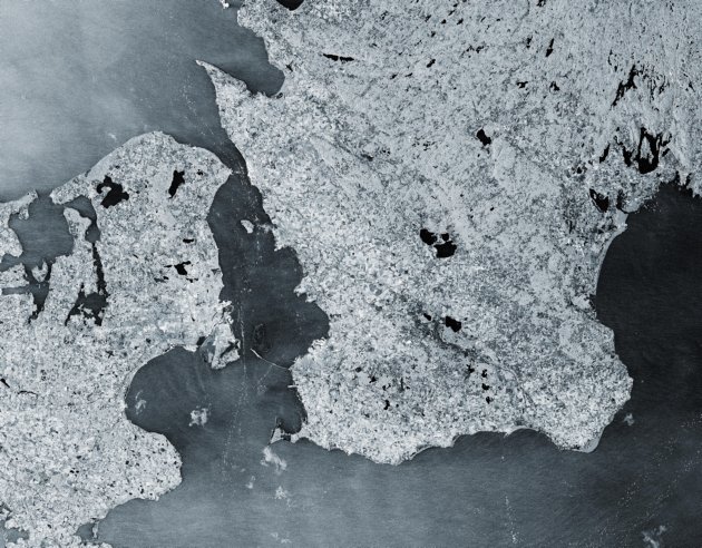 Satellite image of the Øresund Strait