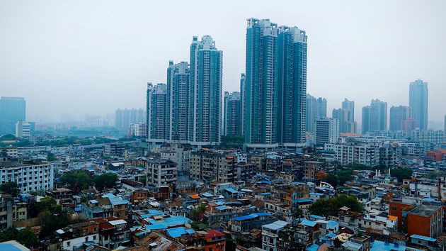 A view of a city skyline